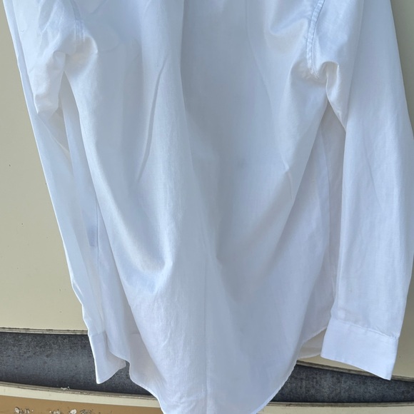 Elegant White Men's Dress Shirt - Picture 5 of 6